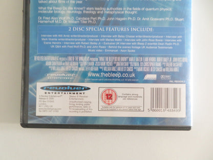 WHAT THE BLEEP DO WE KNOW? (DVD) MARLEE MATLIN ELAINE HENDRIX 2004 REGION 2 Movie posters