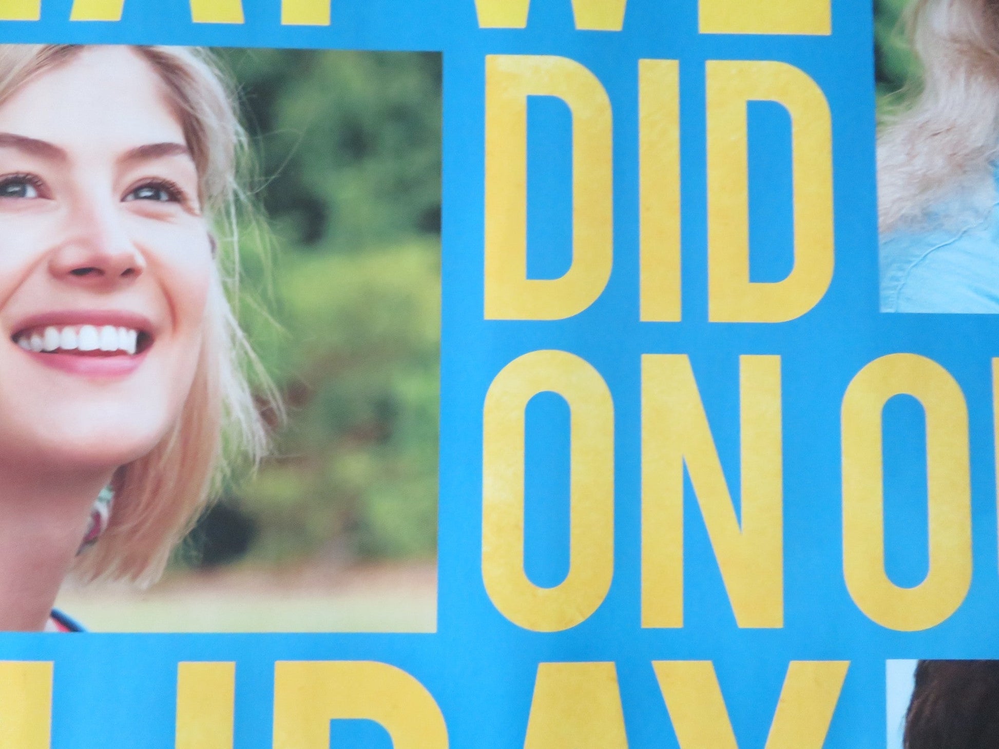 What We Did On Our Holiday UK Quad Rolled Poster Rosamund Pike Tennant 2014 Movie posters