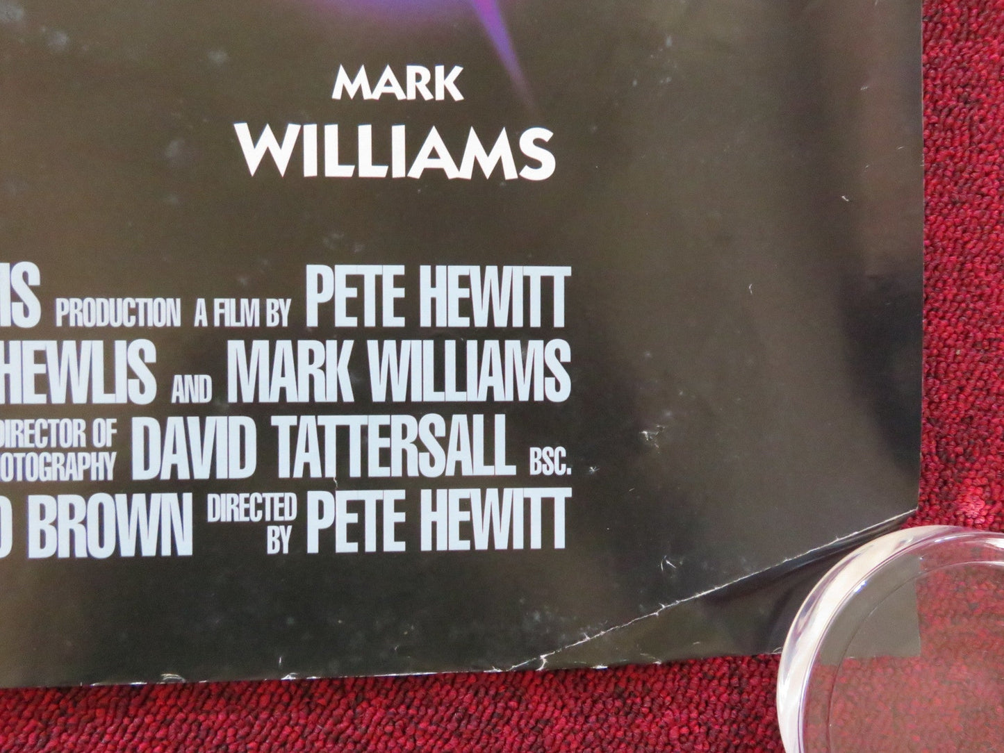 WHATEVER HAPPENED TO HAROLD SMITH? UK QUAD ROLLED POSTER COURTENAY FRY 1999 Rendezvous Cinema Movie posters