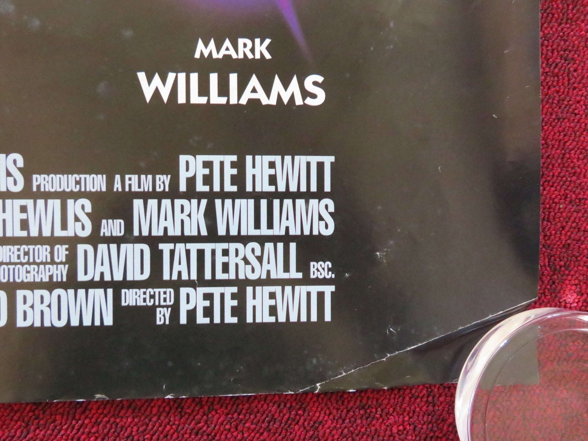 WHATEVER HAPPENED TO HAROLD SMITH? UK QUAD ROLLED POSTER COURTENAY FRY 1999 Rendezvous Cinema Movie posters