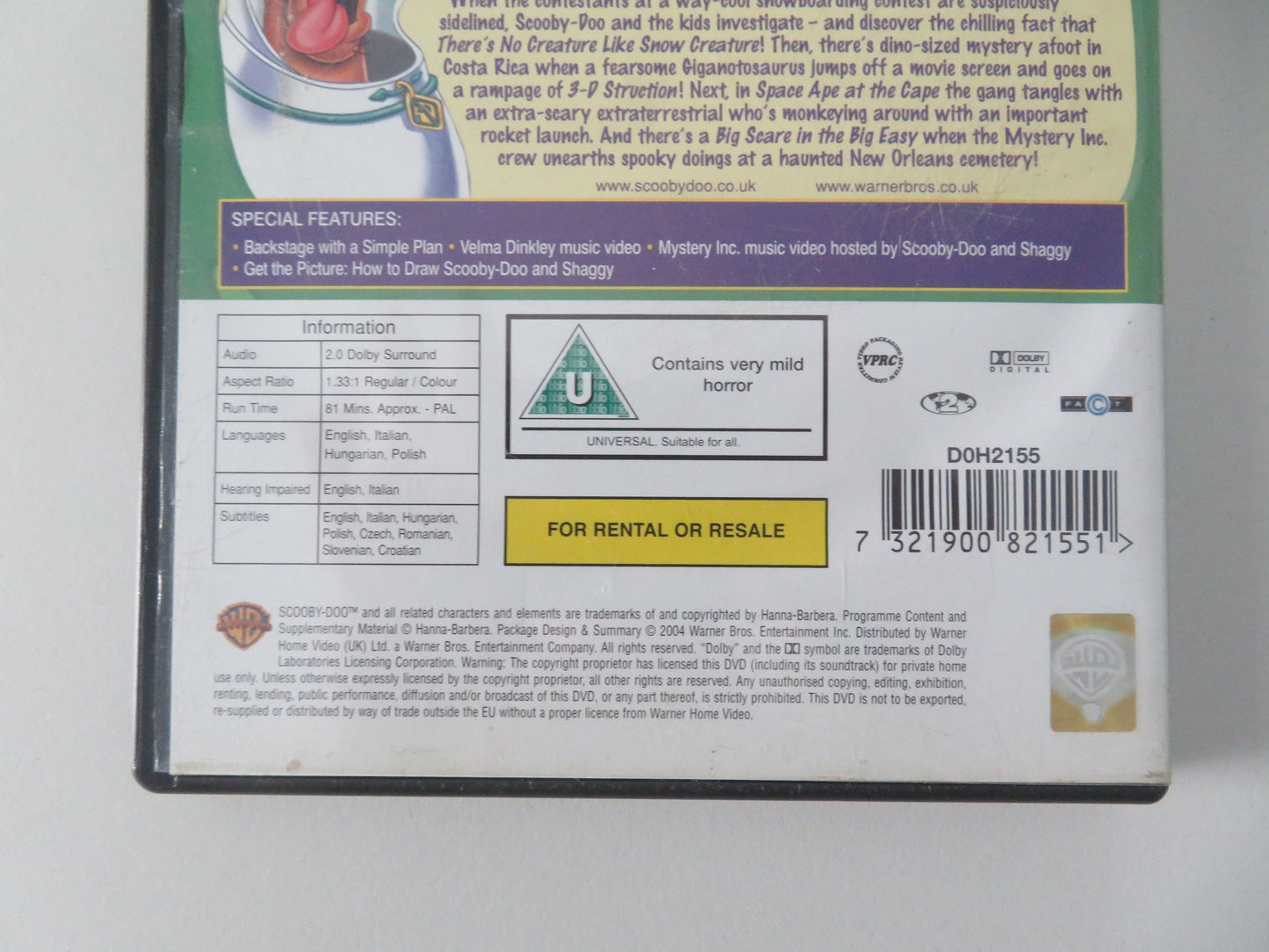 What's New, Scooby-Doo? Vol. 1: Space Ape at the Cape (DVD) 2004 Region 2 Movie posters
