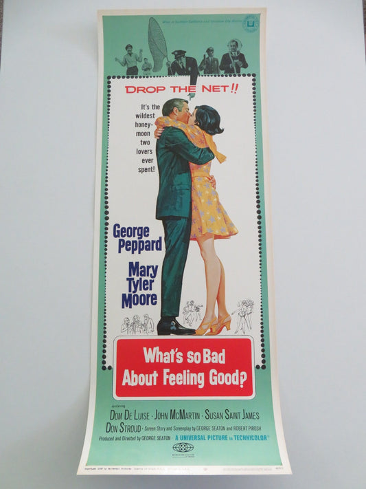 What's So Bad About Feeling Good? US Insert Poster George Peppard 1968 Movie posters