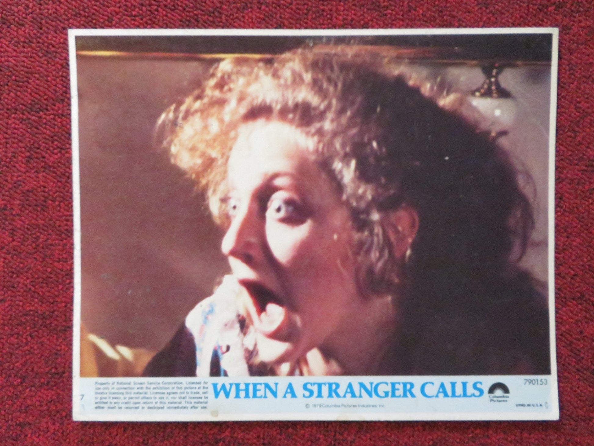 WHEN A STRANGER CALLS - 7 LOBBY CARD CAROL KANE RUTANYA ALDA 1979 Rendezvous Cinema Movie posters