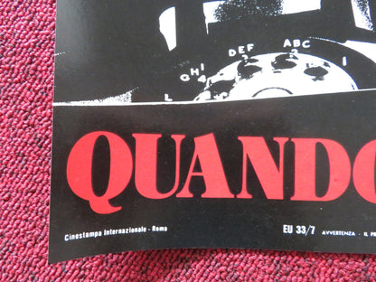 WHEN A STRANGER CALLS - A ITALIAN FOTOBUSTA POSTER CAROL KANE RUTANYA ALDA 1979 Rendezvous Cinema Movie posters