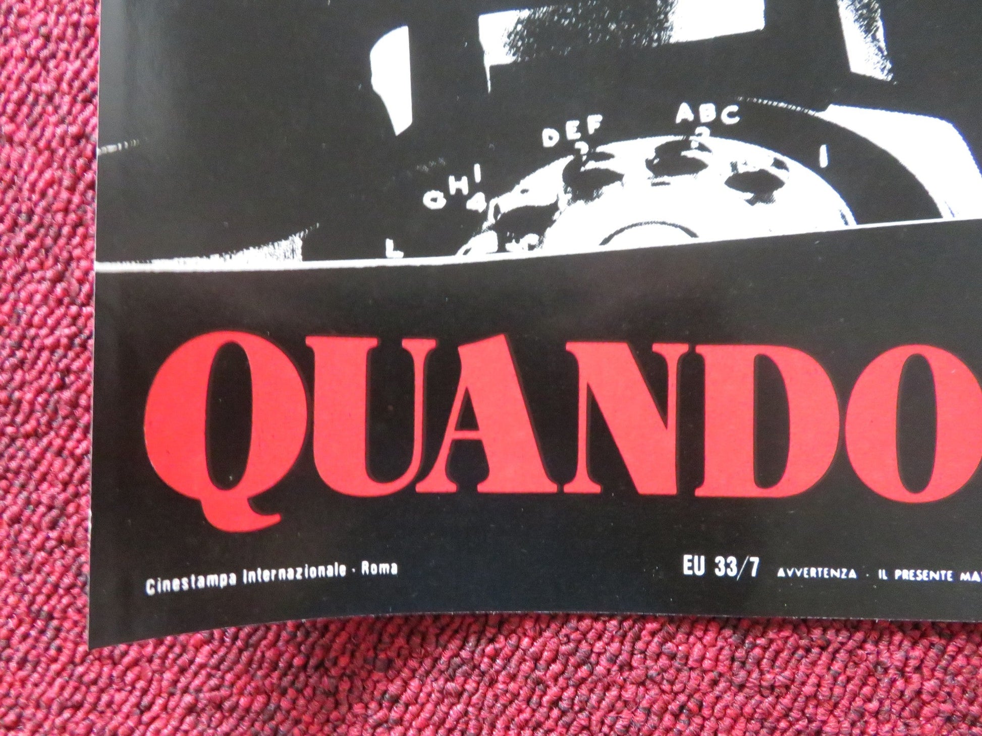 WHEN A STRANGER CALLS - B ITALIAN FOTOBUSTA POSTER CAROL KANE RUTANYA ALDA 1979 Rendezvous Cinema Movie posters