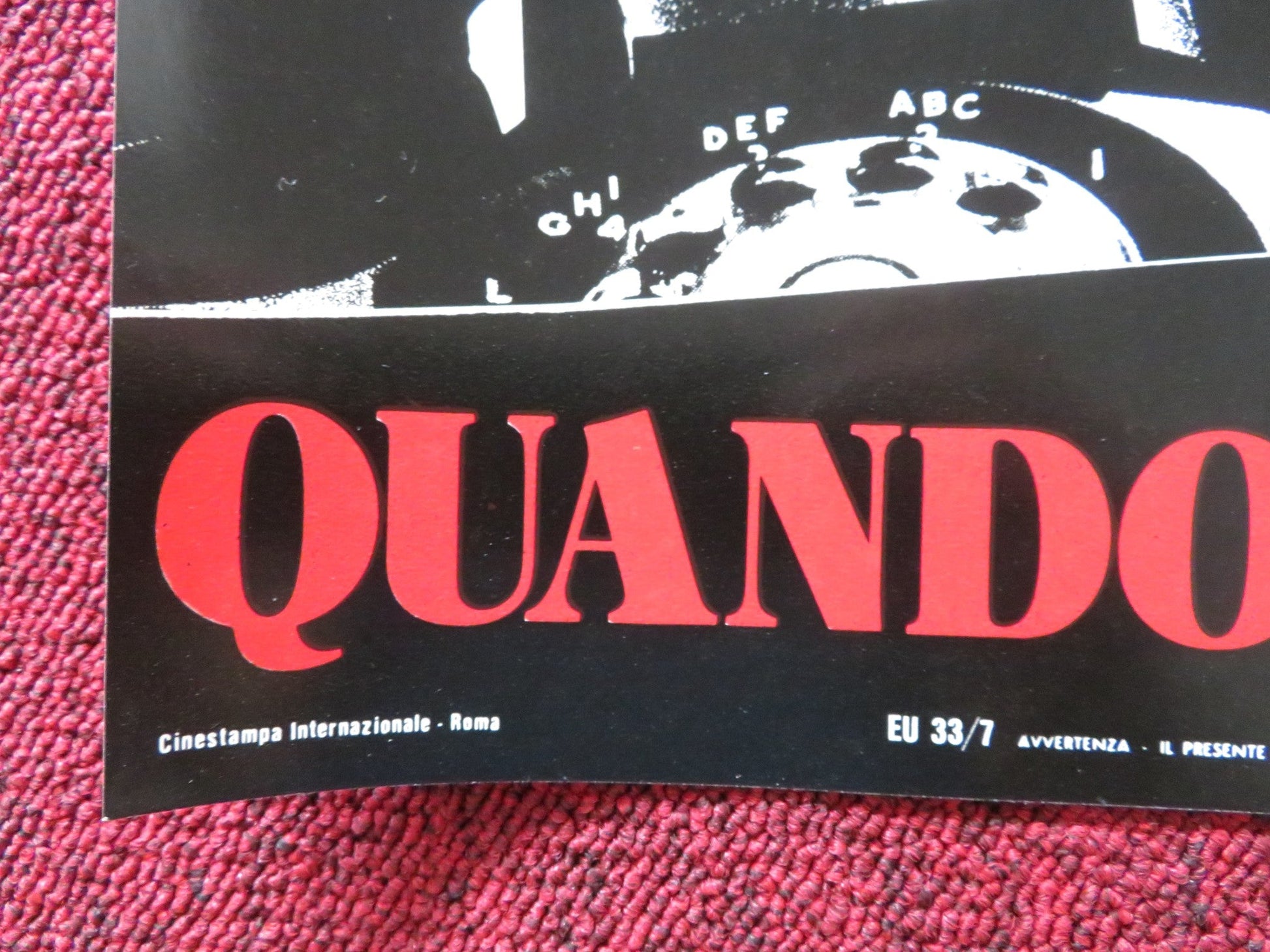 WHEN A STRANGER CALLS - C ITALIAN FOTOBUSTA POSTER CAROL KANE RUTANYA ALDA 1979 Rendezvous Cinema Movie posters