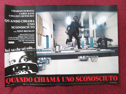 WHEN A STRANGER CALLS - C ITALIAN FOTOBUSTA POSTER CAROL KANE RUTANYA ALDA 1979 Rendezvous Cinema Movie posters