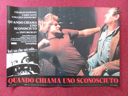 WHEN A STRANGER CALLS - D ITALIAN FOTOBUSTA POSTER CAROL KANE RUTANYA ALDA 1979 Rendezvous Cinema Movie posters