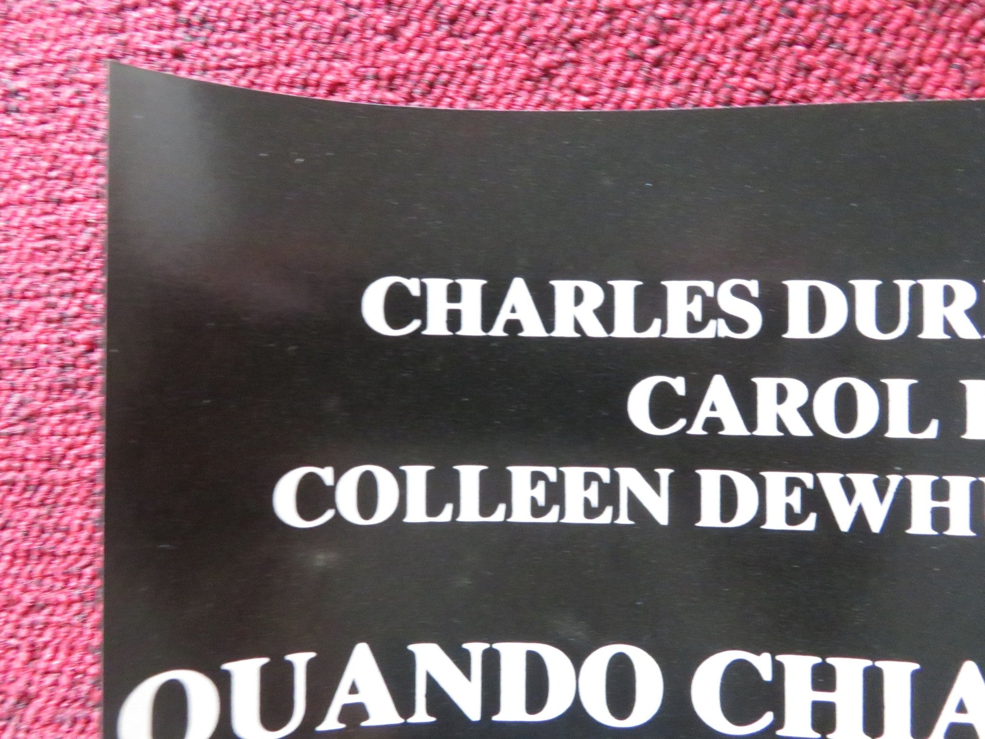 WHEN A STRANGER CALLS - E ITALIAN FOTOBUSTA POSTER CAROL KANE RUTANYA ALDA 1979 Rendezvous Cinema Movie posters