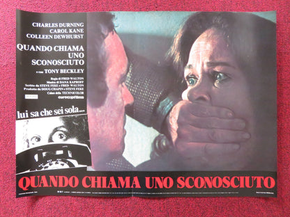 WHEN A STRANGER CALLS - E ITALIAN FOTOBUSTA POSTER CAROL KANE RUTANYA ALDA 1979 Rendezvous Cinema Movie posters