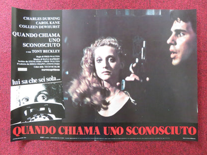 WHEN A STRANGER CALLS - F ITALIAN FOTOBUSTA POSTER CAROL KANE RUTANYA ALDA 1979 Rendezvous Cinema Movie posters