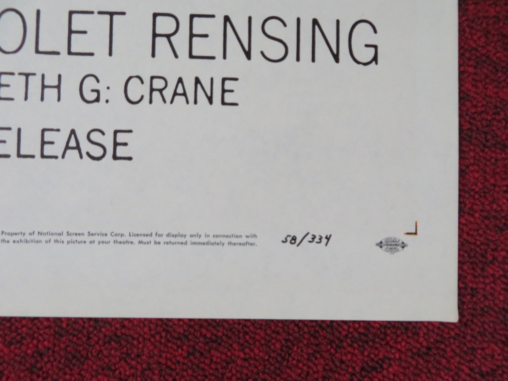 WHEN HELL BROKE LOOSE FOLDED US ONE SHEET POSTER CHARLES BRONSON R. JAECKEL 1958 Rendezvous Cinema Movie posters