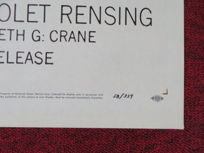 WHEN HELL BROKE LOOSE FOLDED US ONE SHEET POSTER CHARLES BRONSON R. JAECKEL 1958 Rendezvous Cinema Movie posters