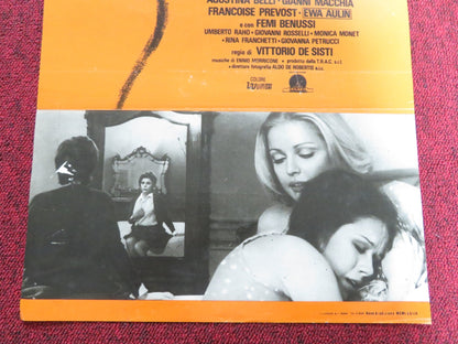 WHEN LOVE IS LUST ITALIAN LOCANDINA POSTER AGOSTINA BELLI GIANNI MACCHIA 1973 Rendezvous Cinema Movie posters