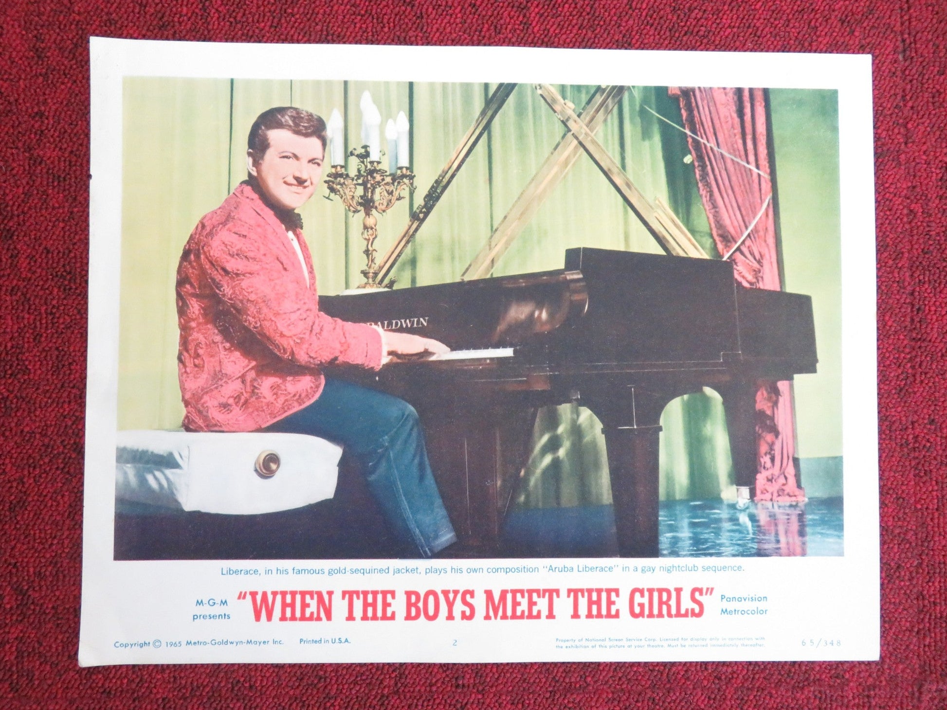 WHEN THE BOYS MEET THE GIRLS US LOBBY CARD FULL SET CONNIE FRANCIS 1965 Movie posters
