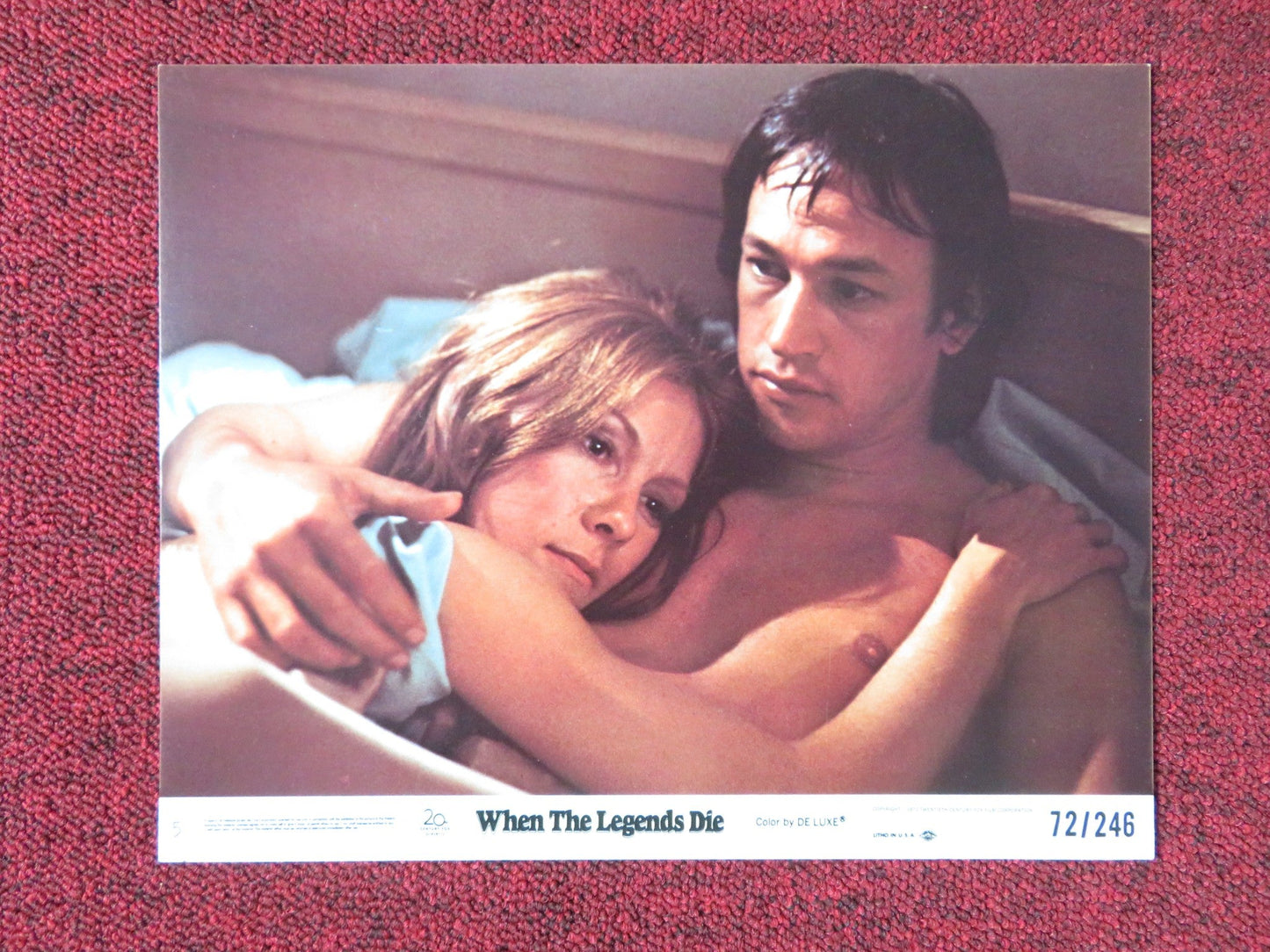 WHEN THE LEGENDS DIE - 5 LOBBY CARD RICHARD WIDMARK FREDERICK FORREST 1972 Rendezvous Cinema Movie posters