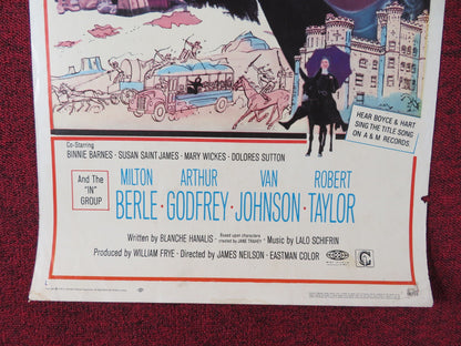 WHERE ANGELS GO TROUBLE FOLLOWS US INSERT POSTER ROSALINE RUSSELL 1968 Rendezvous Cinema Movie posters