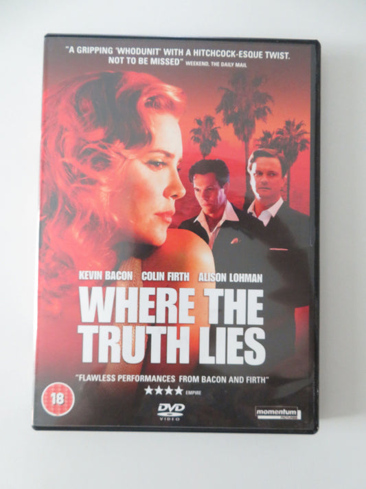 Where the Truth Lies (DVD) Kevin Bacon Colin Firth Alison Lohman 2005 Region 2 Movie posters