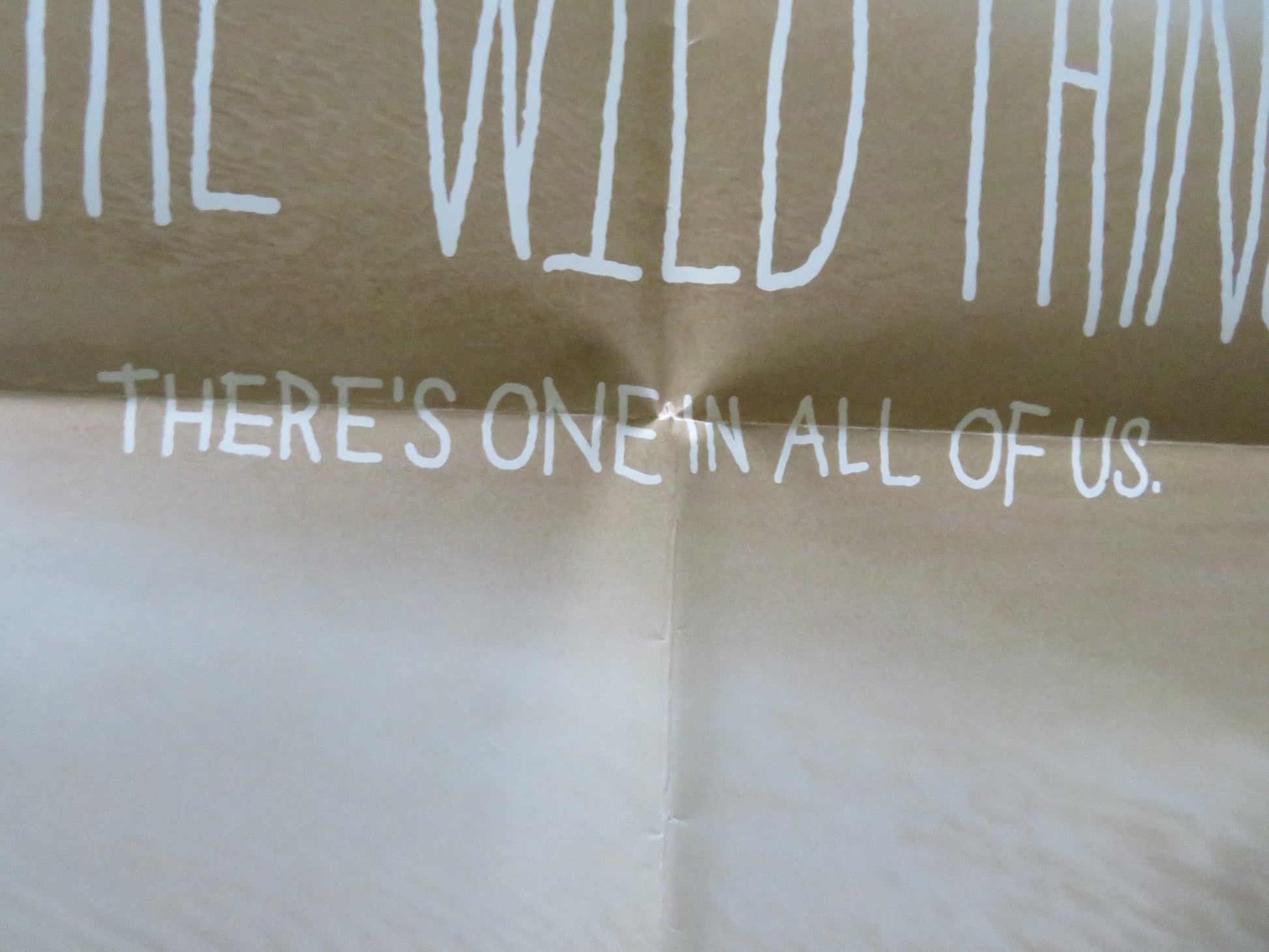 WHERE THE WILD THINGS ARE FOLDED US ONE SHEET POSTER MAX RECORDS M. RUFFALO 2009 Movie posters