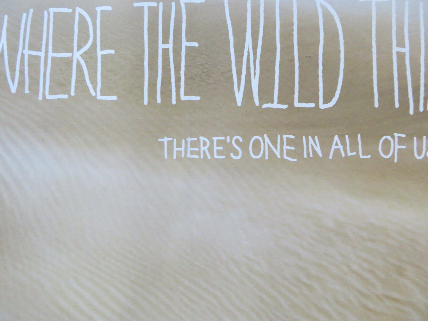 WHERE THE WILD THINGS ARE UK QUAD ROLLED POSTER MAX RECORDS MARK RUFFALO 2009 Rendezvous Cinema Movie posters