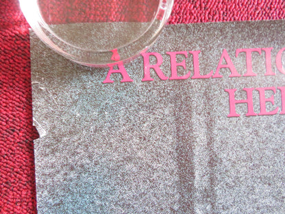 WHEREVER YOU ARE VHS VIDEO POSTER ROLLED JULIAN SANDS RENEE SOUTENDIJK 1988 Rendezvous Cinema Movie posters