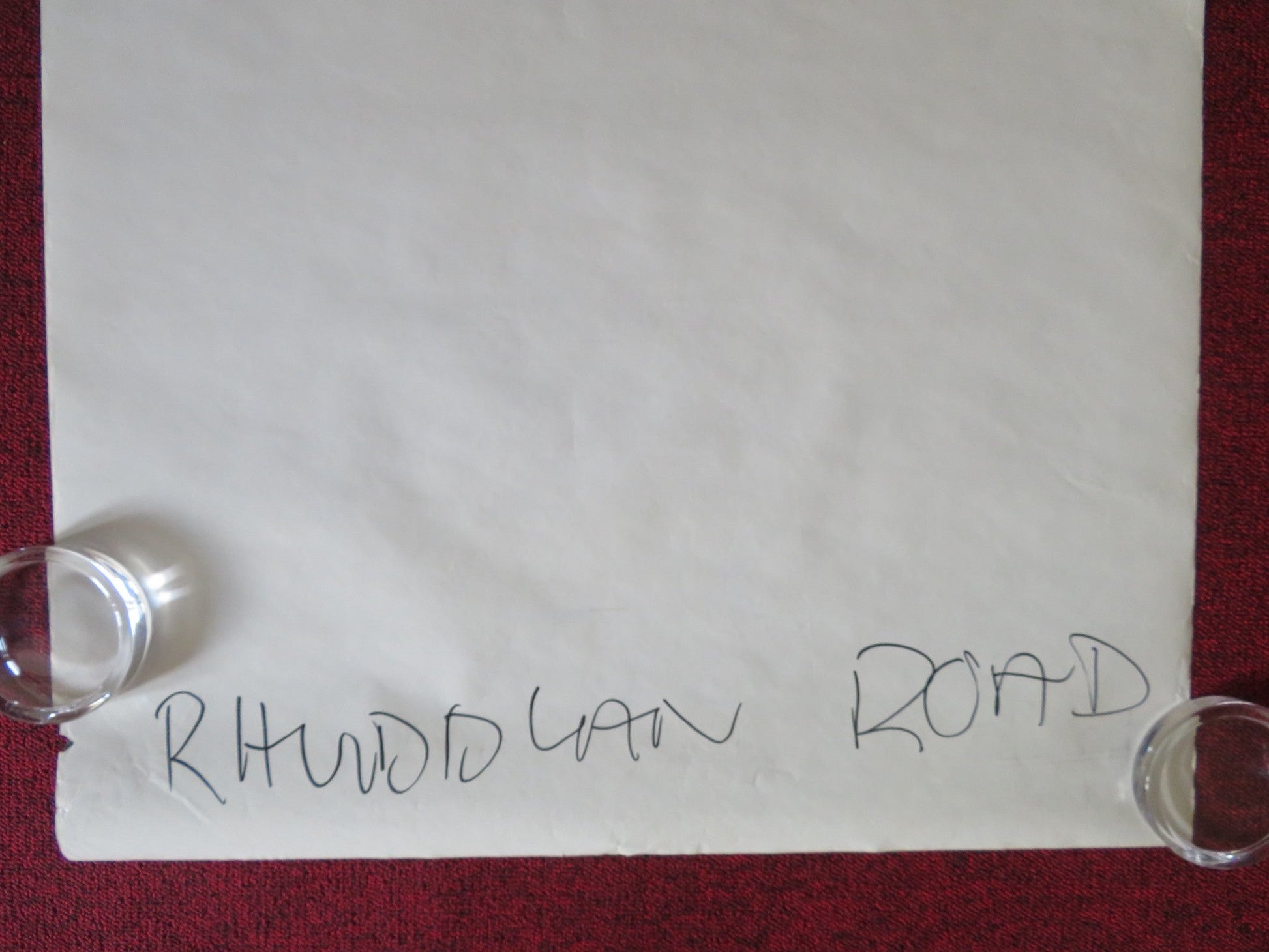 WHEREVER YOU ARE VHS VIDEO POSTER ROLLED JULIAN SANDS RENEE SOUTENDIJK 1988 Rendezvous Cinema Movie posters