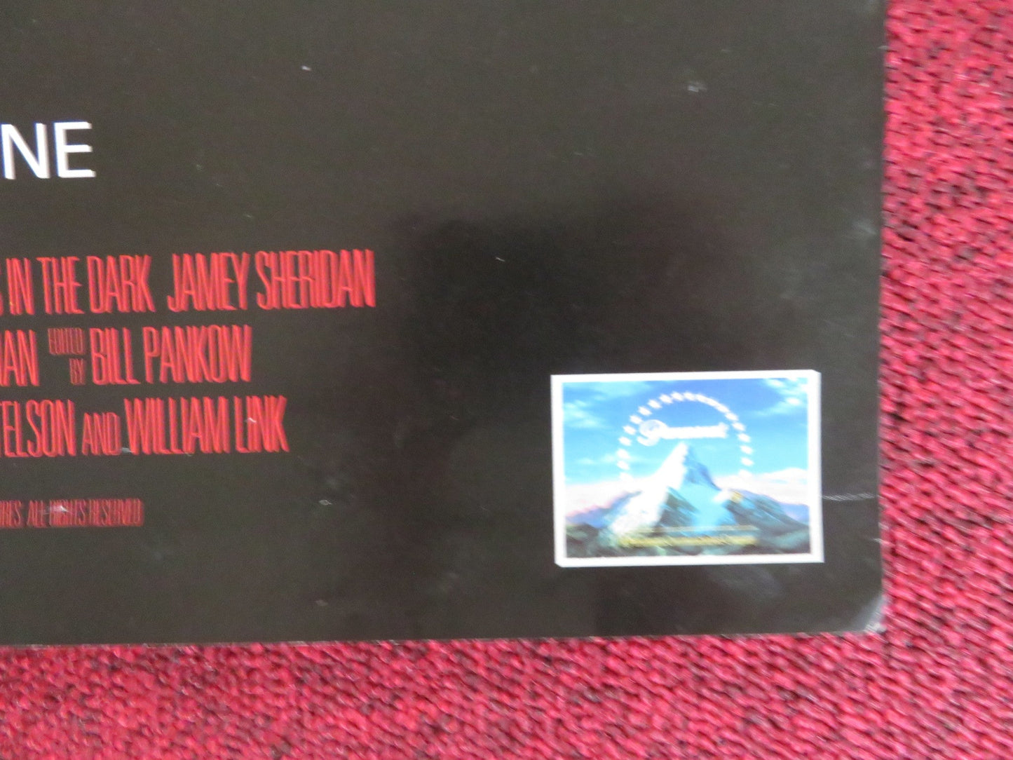 WHISPERS IN THE DARK VHS VIDEO POSTER JILL CLAYBURGH JOHN LEGUIZAMO 1992 Rendezvous Cinema Movie posters