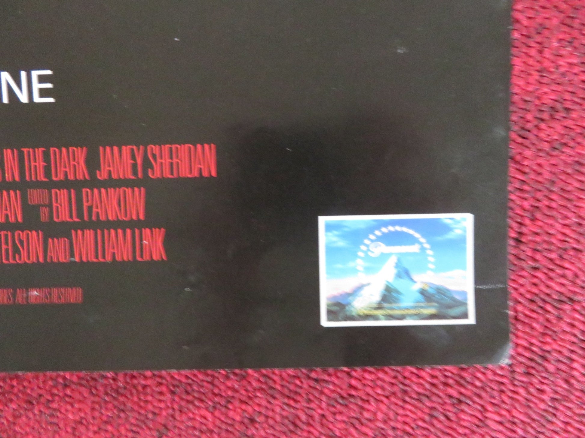 WHISPERS IN THE DARK VHS VIDEO POSTER JILL CLAYBURGH JOHN LEGUIZAMO 1992 Rendezvous Cinema Movie posters