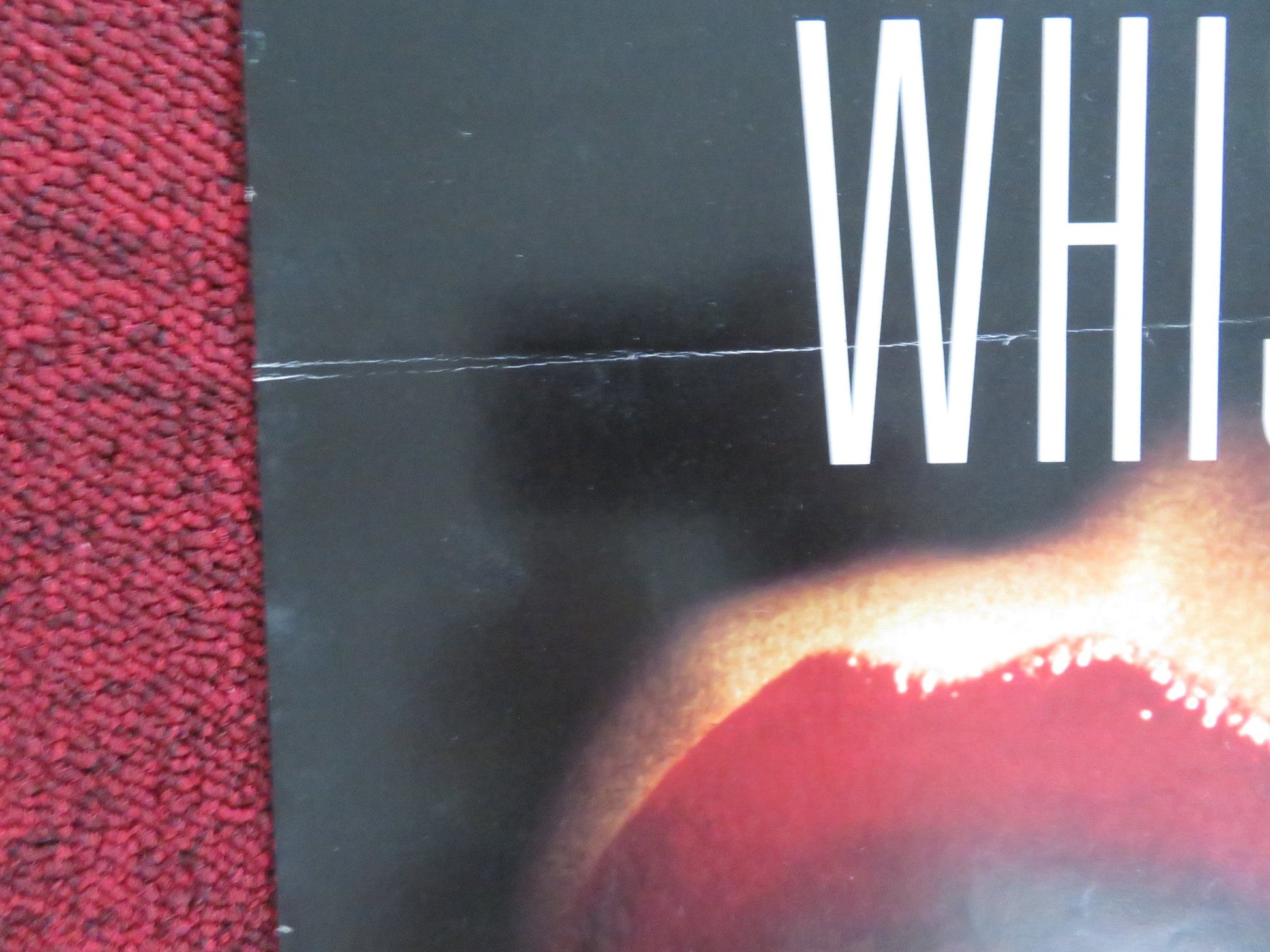 WHISPERS IN THE DARK VHS VIDEO POSTER JILL CLAYBURGH JOHN LEGUIZAMO 1992 Rendezvous Cinema Movie posters