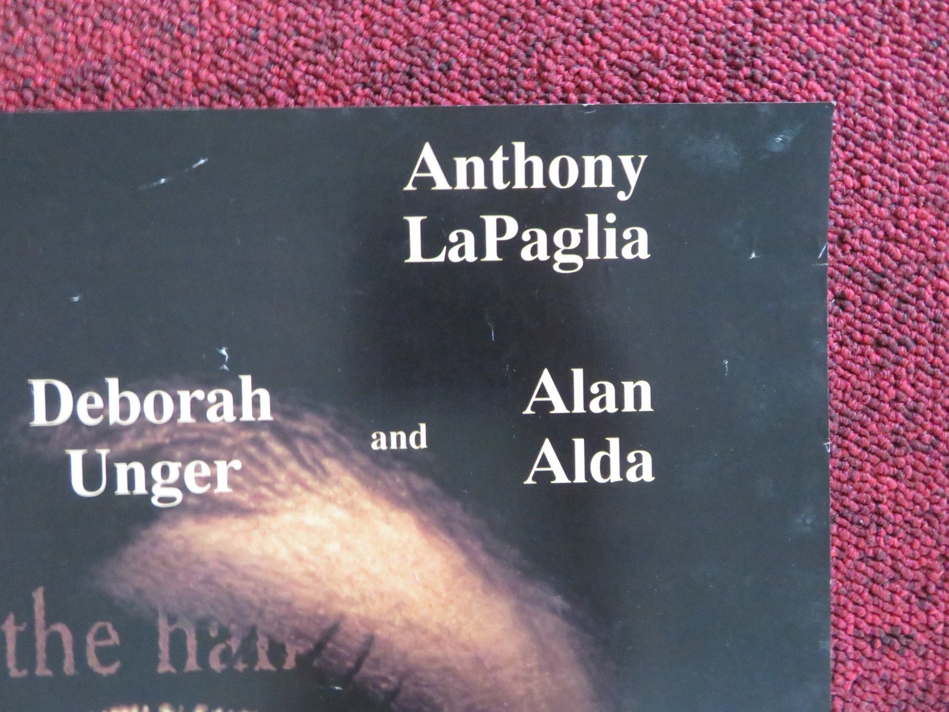 WHISPERS IN THE DARK VHS VIDEO POSTER JILL CLAYBURGH JOHN LEGUIZAMO 1992 Rendezvous Cinema Movie posters