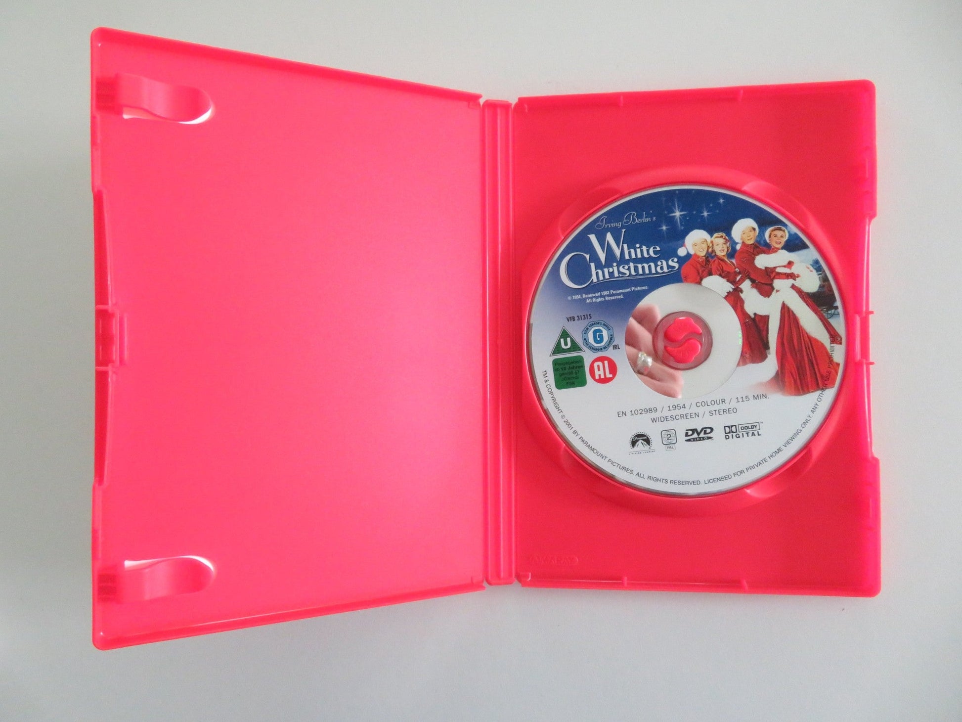 WHITE CHRISTMAS - B (DVD) BING CROSBY DANNY KAYE 1954 REGION 2 Movie posters