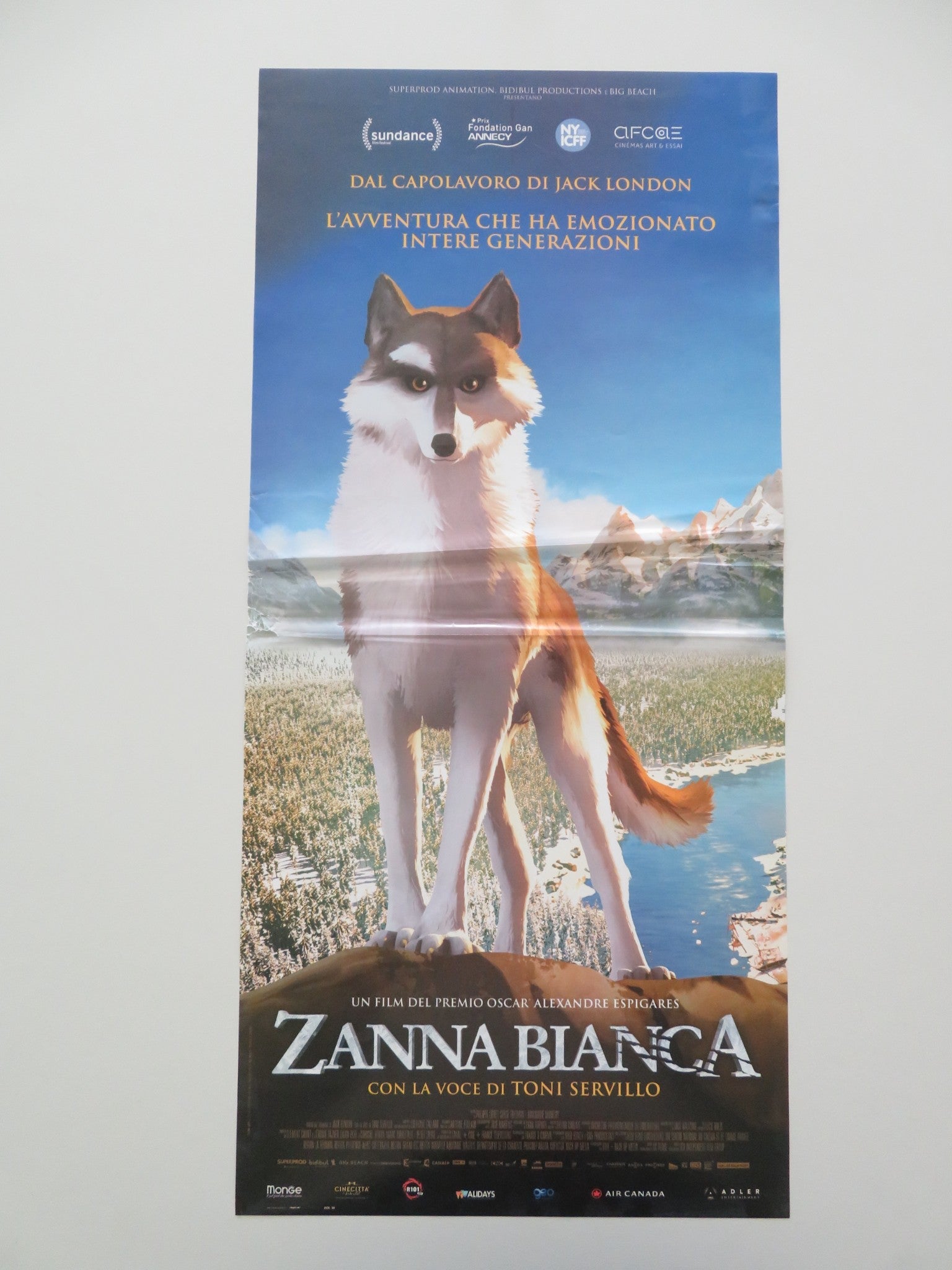 WHITE FANG ITALIAN LOCANDINA POSTER TONI SERVILLO PAUL GIAMATTI 2018 Movie posters