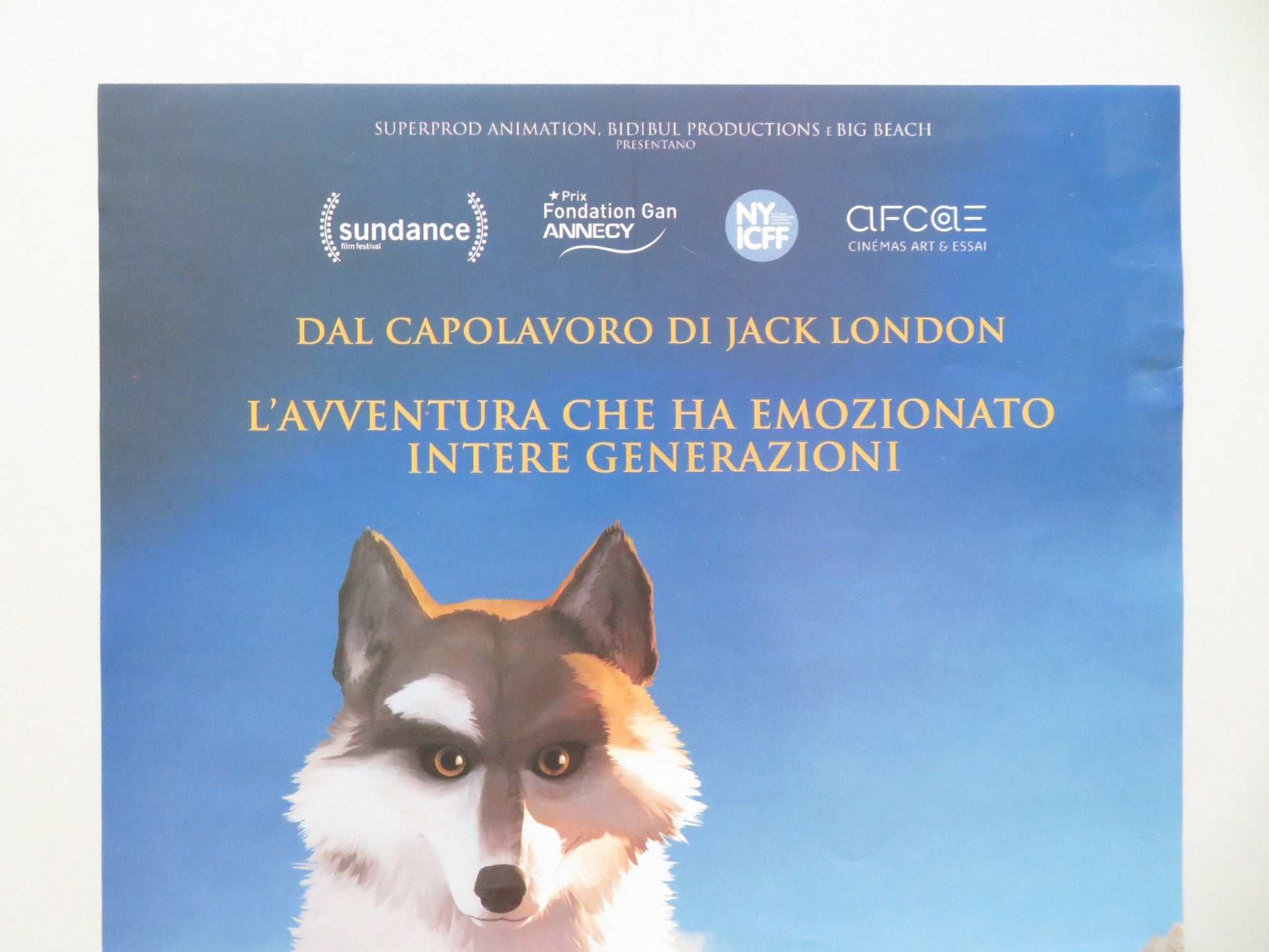 WHITE FANG ITALIAN LOCANDINA POSTER TONI SERVILLO PAUL GIAMATTI 2018 Movie posters