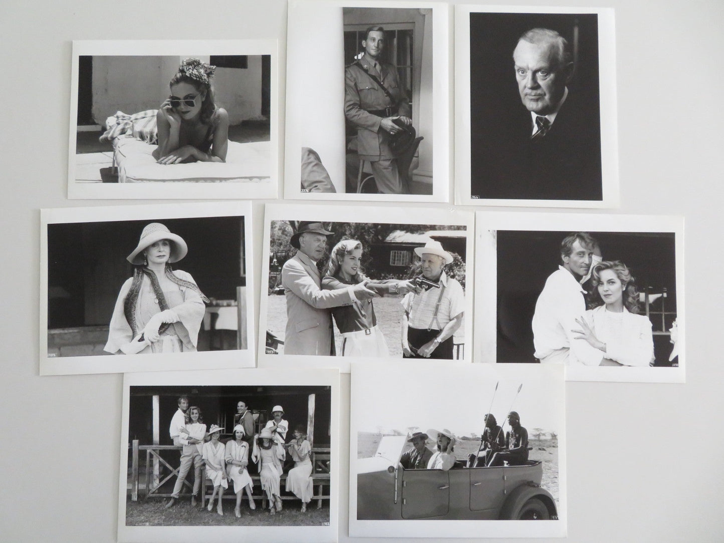 WHITE MISCHIEF MOVIE STILL PHOTO LOT OF 8 CHARLES DANCE SARAH MILES 1987 Movie posters