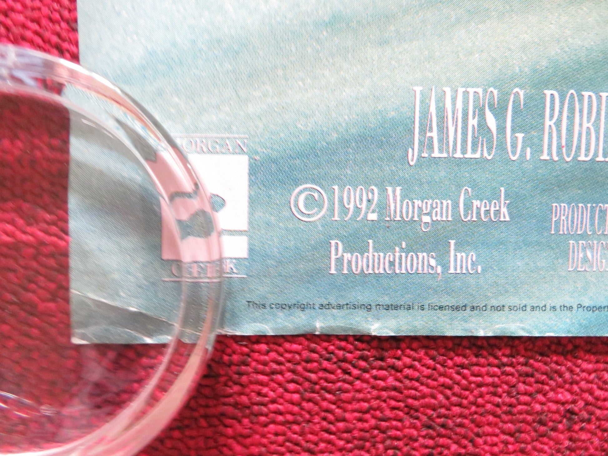 WHITE SANDS UK QUAD ROLLED POSTER WILLEM DAFOE MICKEY ROURKE 1992 Rendezvous Cinema Movie posters