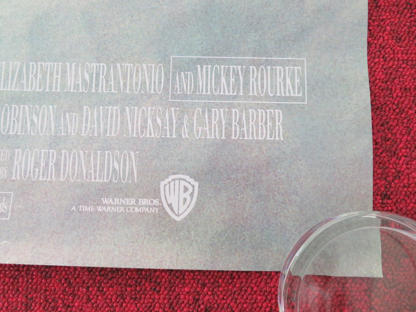 WHITE SANDS US ONE SHEET ROLLED POSTER WILLEM DAFOE MICKEY ROURKE 1992 Movie posters