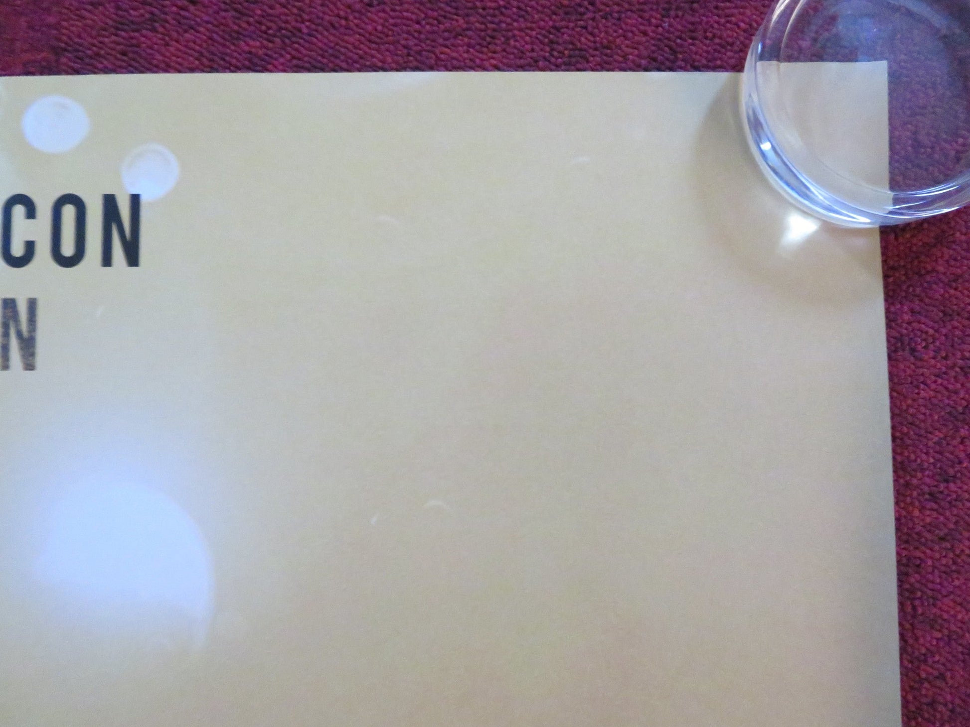 WHITNEY HOUSTON: I WANNA DANCE WITH SOMEBODY UK QUAD ROLLED POSTER N. ACKIE 2022 Rendezvous Cinema Movie posters