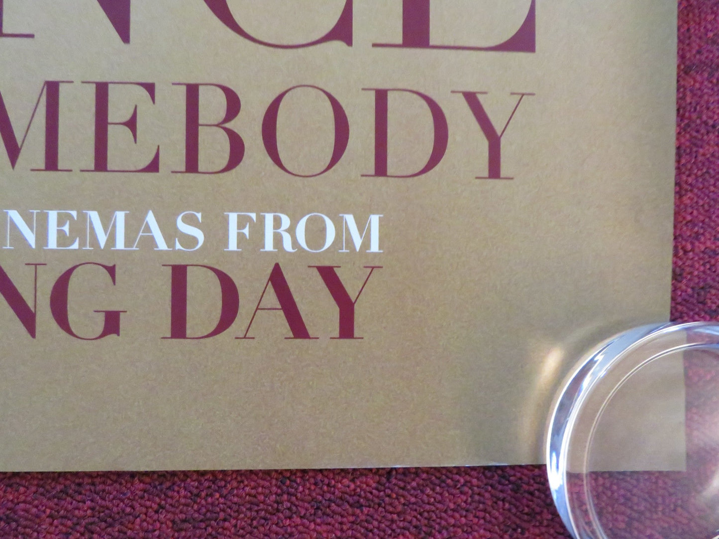 WHITNEY HOUSTON: I WANNA DANCE WITH SOMEBODY UK QUAD ROLLED POSTER N. ACKIE 2022 Rendezvous Cinema Movie posters