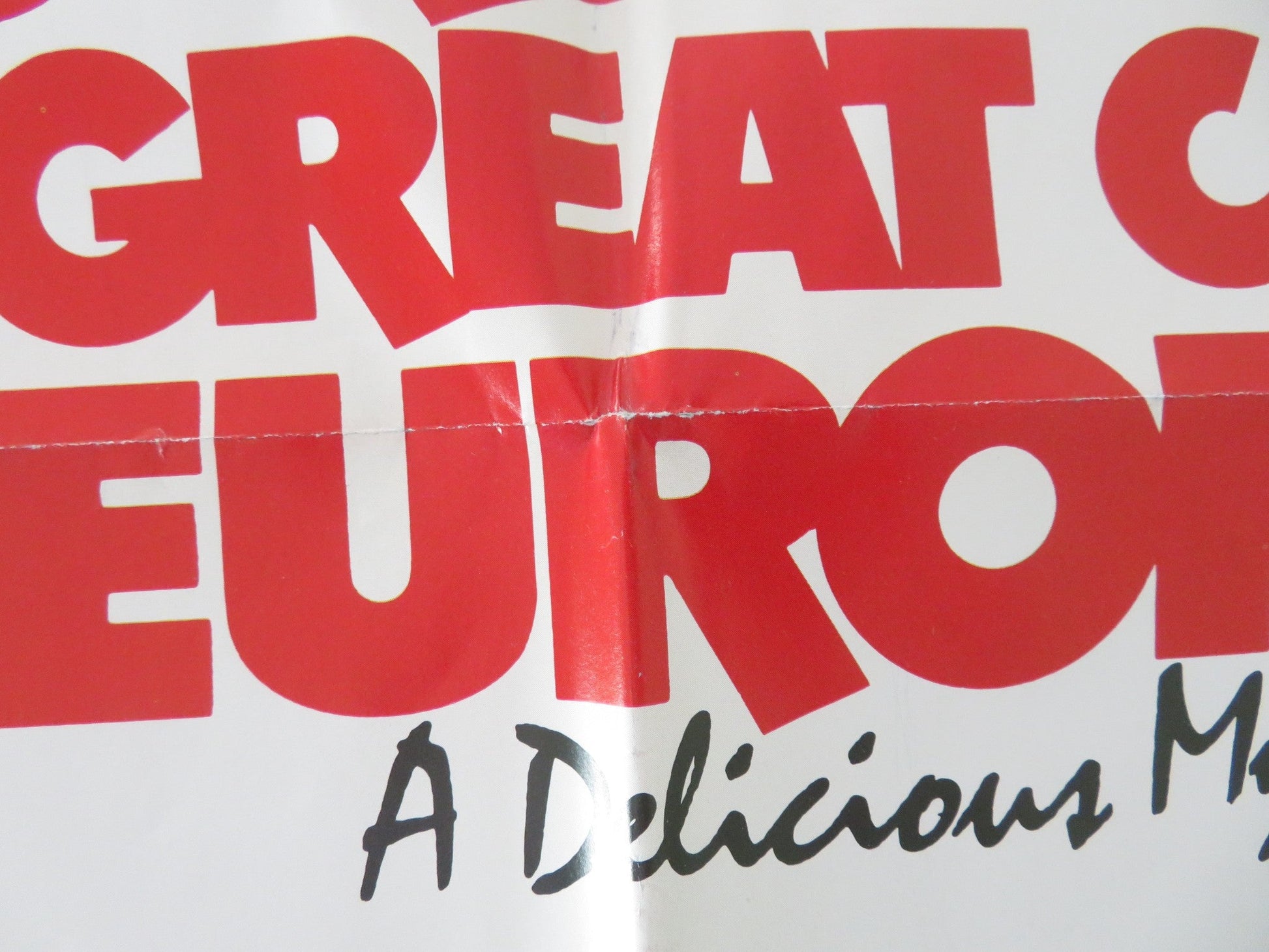 WHO IS KILLING THE GREAT CHEFS OF EUROPE? FOLDED US ONE SHEET POSTER SEGAL 1978 Movie posters