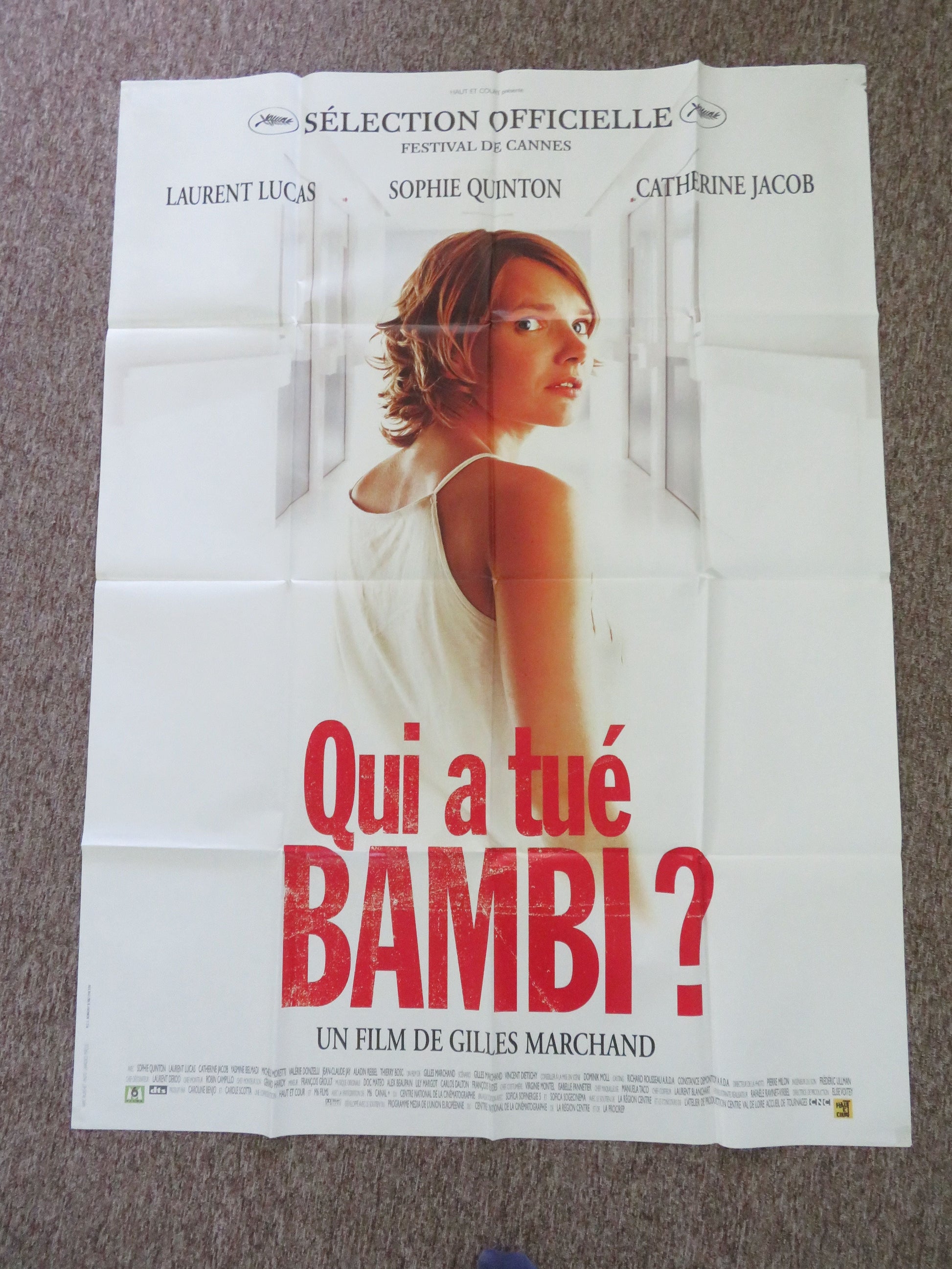 Who Killed Bambi? French Grande Poster Sophie Quinton Laurent Lucas 2003 Movie posters