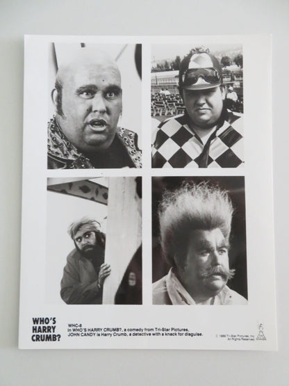 WHO'S HARRY CRUMB? MOVIE STILL PHOTO LOT OF 3 JOHN CANDY JEFFREY JONES 1989 Movie posters
