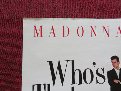 WHO'S THAT GIRL FOLDED US ONE SHEET POSTER MADONNA GRIFFIN DUNNE J. MILLS 1987 Rendezvous Cinema Movie posters
