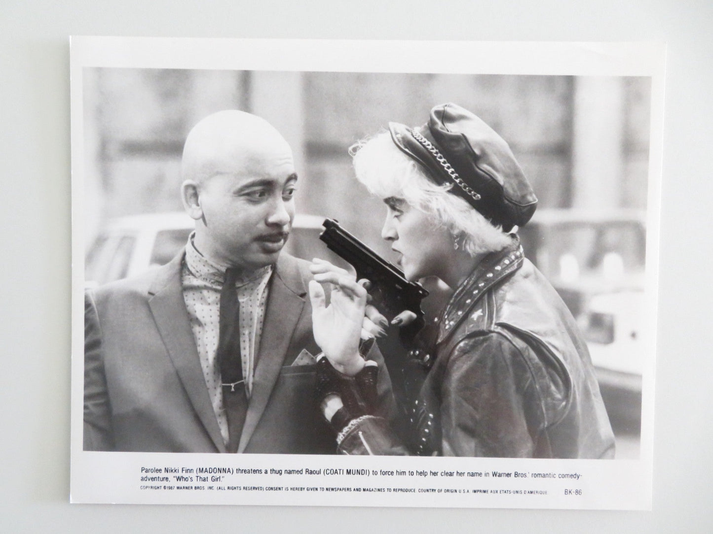 WHO'S THAT GIRL MOVIE STILL PHOTO LOT OF 7 MADONNA GRIFFIN DUNNE 1987 Movie posters