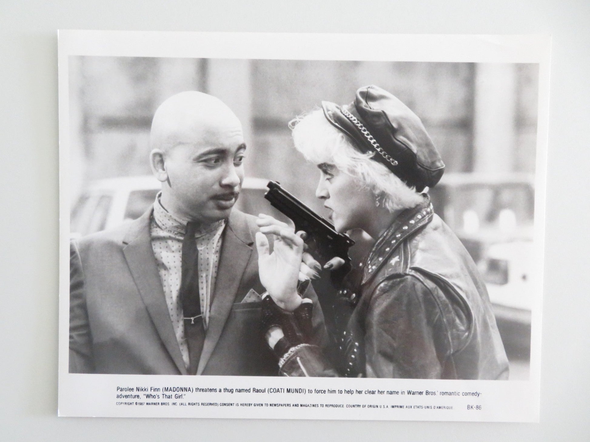 WHO'S THAT GIRL MOVIE STILL PHOTO LOT OF 7 MADONNA GRIFFIN DUNNE 1987 Movie posters