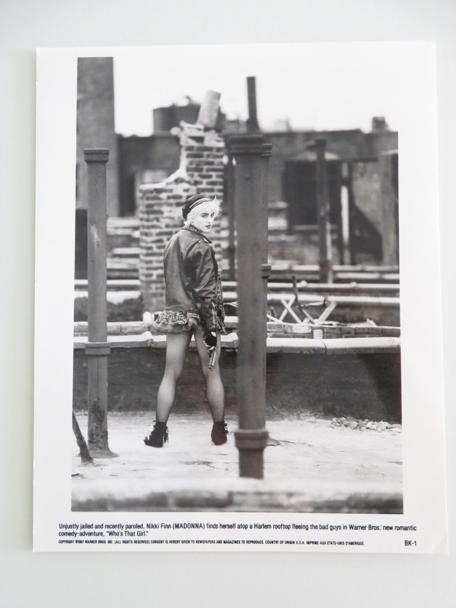 WHO'S THAT GIRL MOVIE STILL PHOTO LOT OF 7 MADONNA GRIFFIN DUNNE 1987 Movie posters