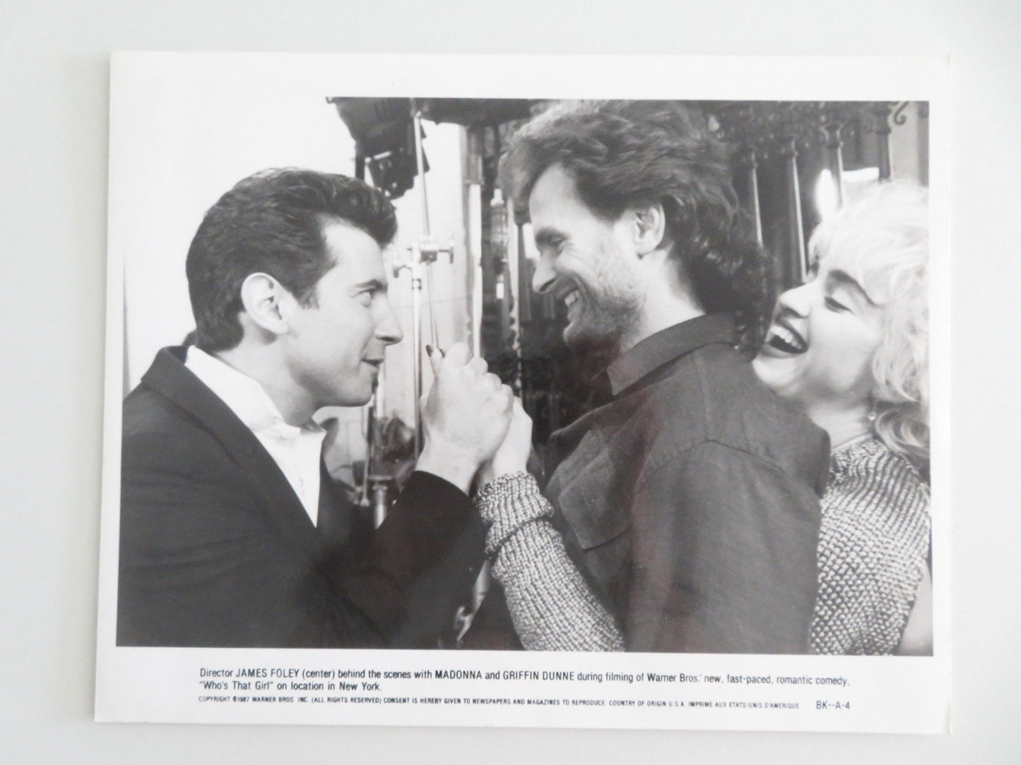 WHO'S THAT GIRL MOVIE STILL PHOTO LOT OF 7 MADONNA GRIFFIN DUNNE 1987 Movie posters