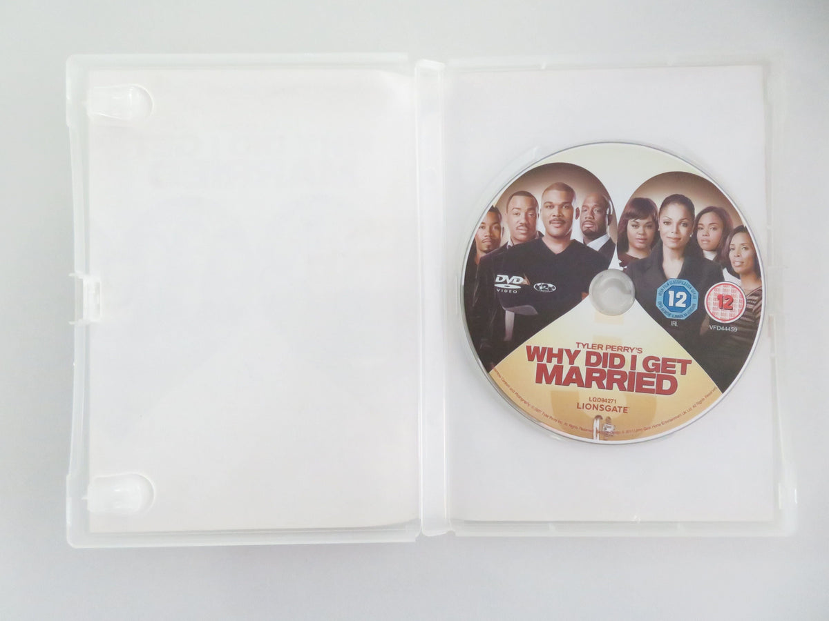 Why Did I Get Married? (DVD) Tyler Perry Janet Jackson 2007 Region 2 Movie posters