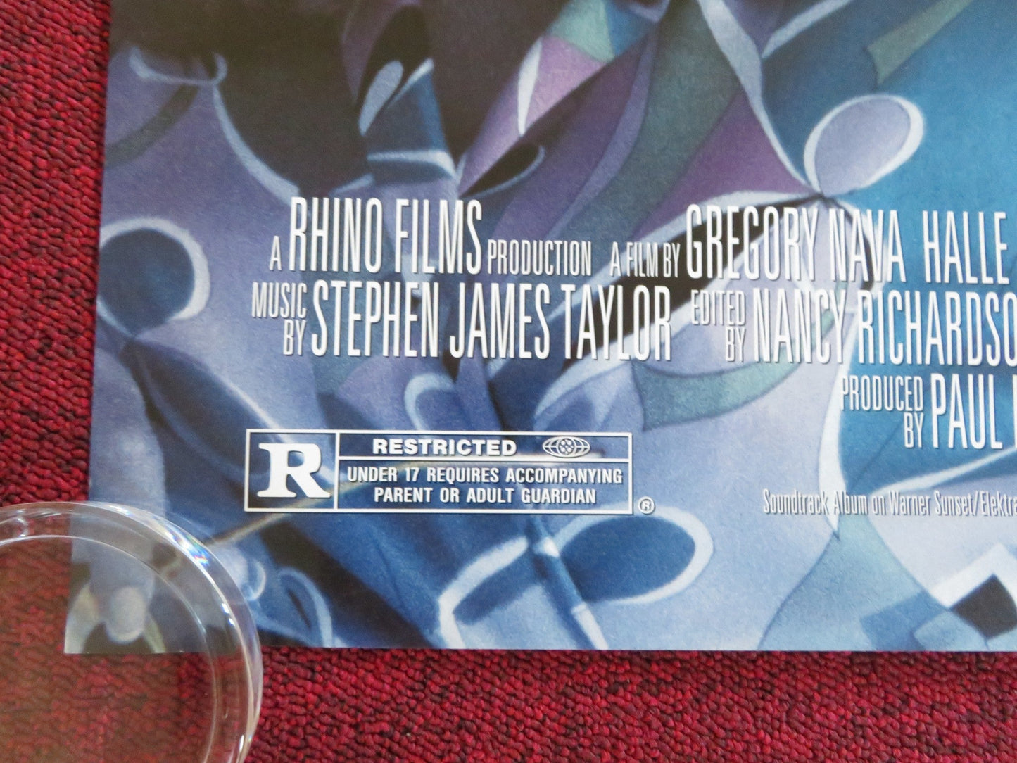 WHY DO FOOLS FALL IN LOVE US ONE SHEET ROLLED POSTER HALLE BERRY 1998 Rendezvous Cinema Movie posters