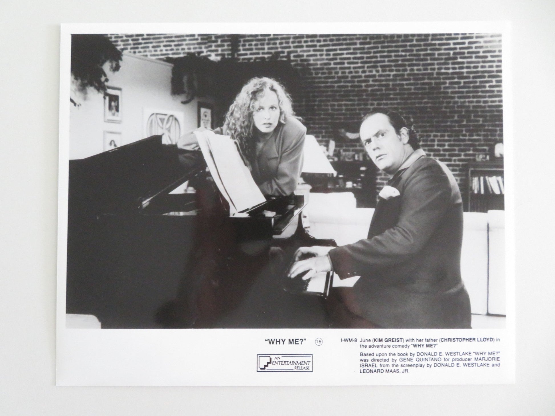 WHY ME? MOVIE STILL PHOTO LOT OF 4 CHRISTOPHER LLOYD CHRISTOPHER LAMBERT 1990 Movie posters