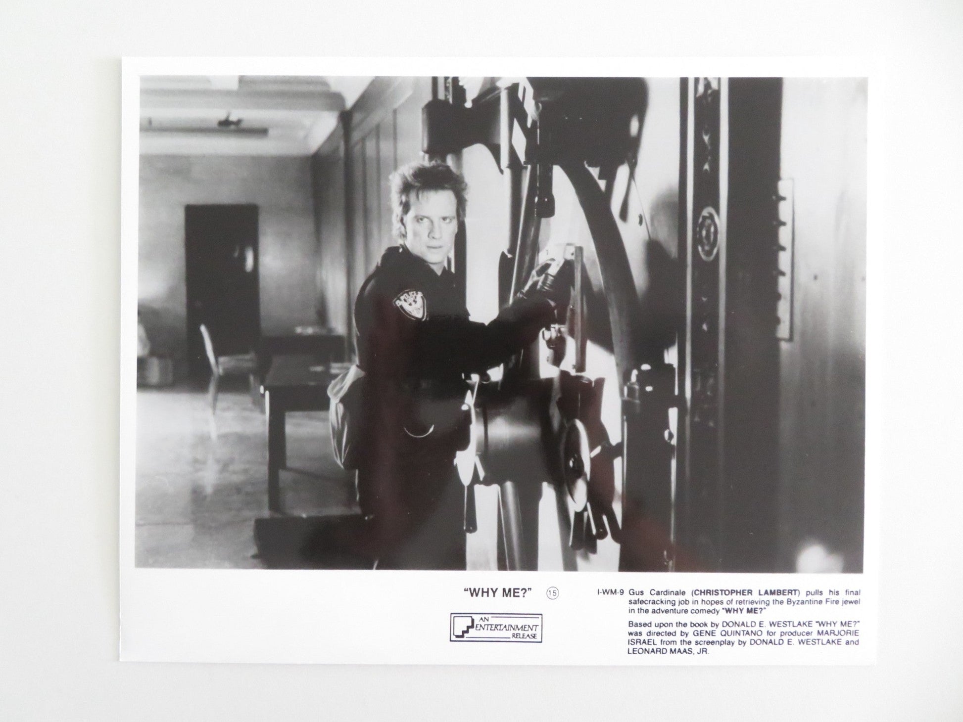 WHY ME? MOVIE STILL PHOTO LOT OF 4 CHRISTOPHER LLOYD CHRISTOPHER LAMBERT 1990 Movie posters